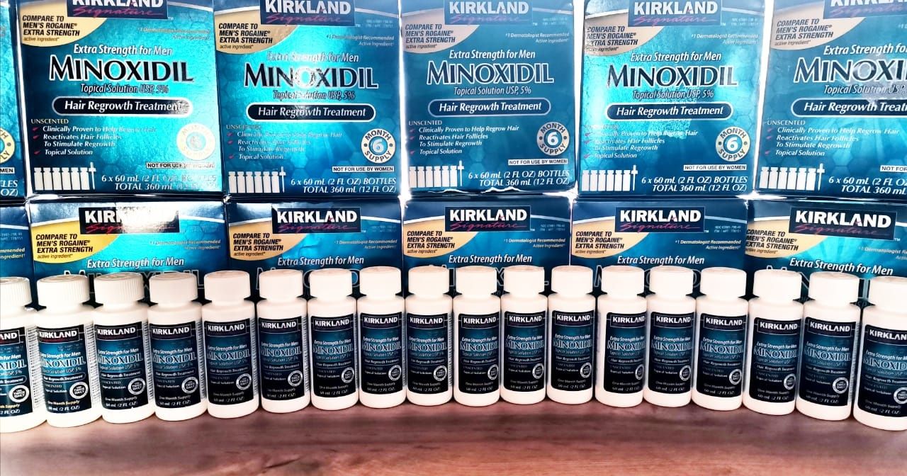 Миноксидил 5% (minoxidil) - средство от облысения и для роста бороды!