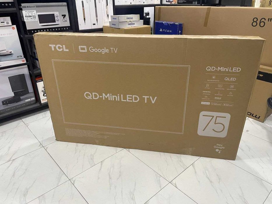 Телевизор TCL 75 С6К 4К QD-Mini LED 144hz Новинки 2025 доставка бонус
