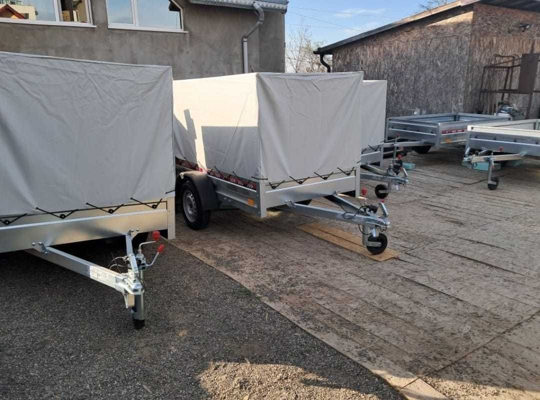 Vand remorca cu 1 axa sau 2 axe 750 kg noua, in Jud Brasov