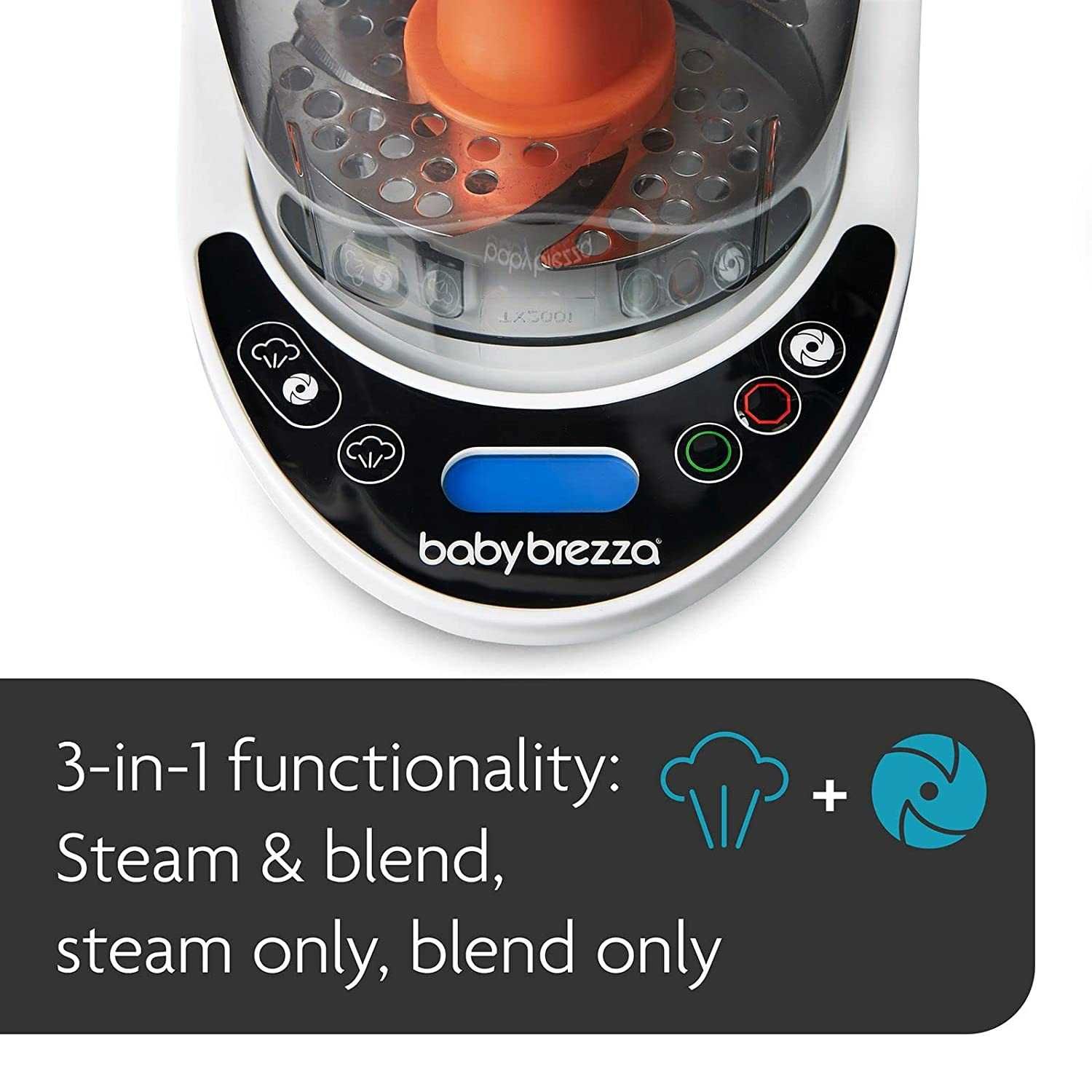 Пароварка-блендер 3 в 1 Baby Brezza Food Maker Deluxe