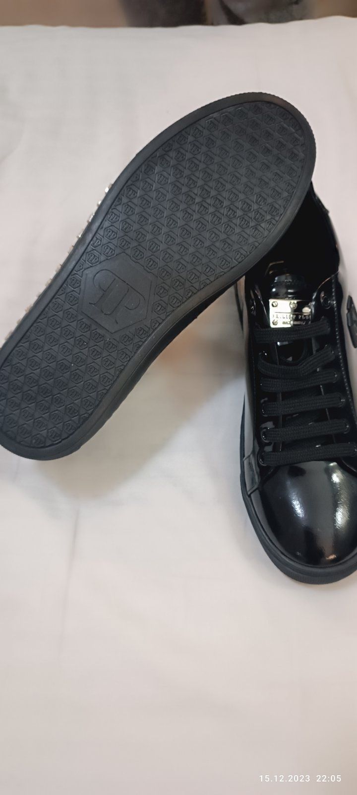 PHILIPP PLEIN-Мъжки Кожени Обувки.