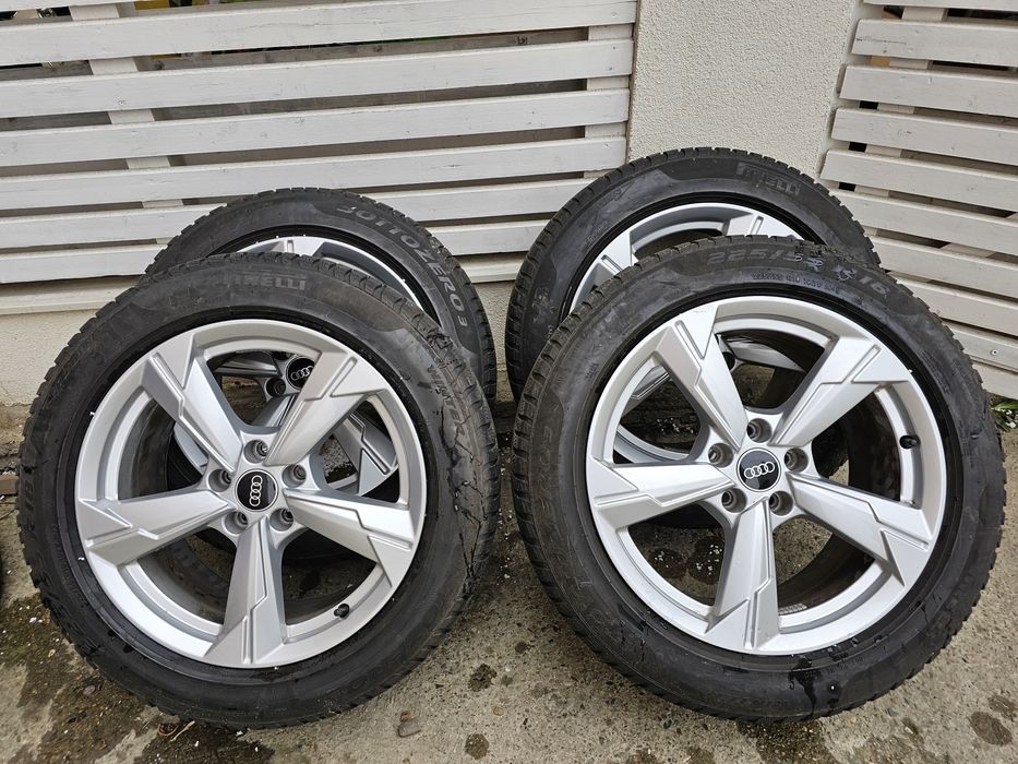 Jante originale Audi R18 + Cauciucuri iarna Pirelli 225 55 18