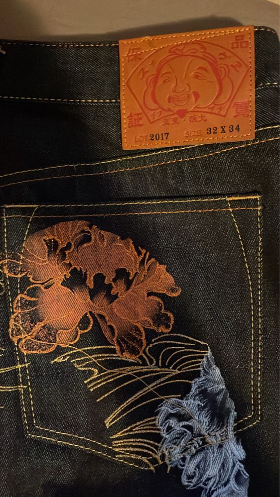 blugi evisu legit (nu ed hardy/stussy/carhartt/rick/jnco)