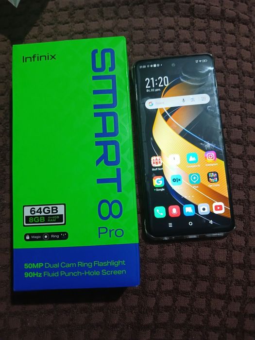 Телефон  infinix  8/64