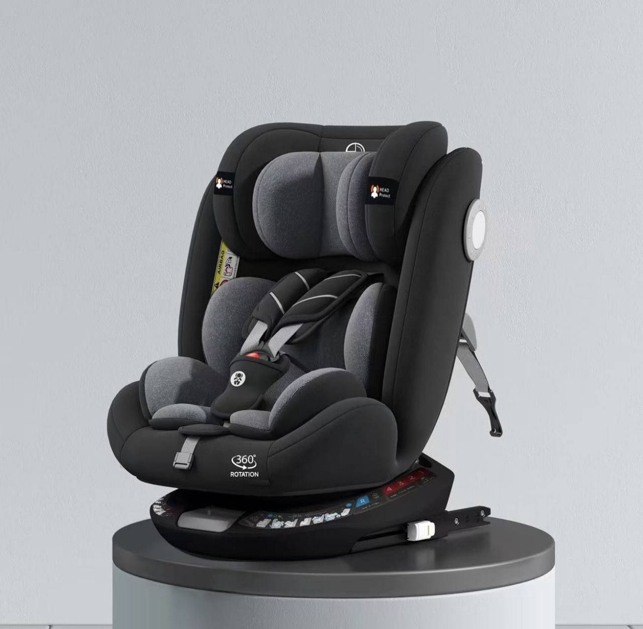 Автокресло Универсальное Isofix с рождения до 12 лет