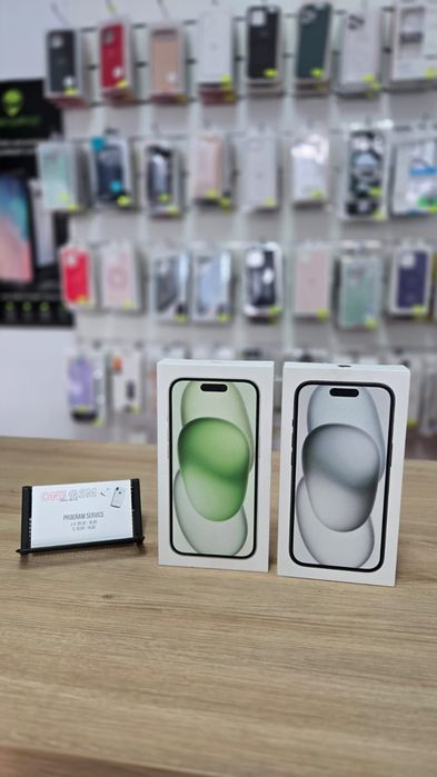 iPhone 15 128GB Black – Nou Sigilat Factură & Garanție