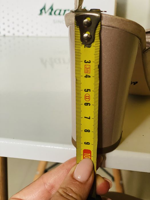 MARELBO Sandale Nr. 37 dama pudra satinat