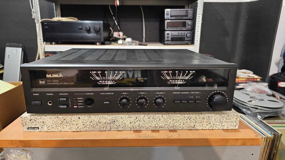 Amplificator Dual CV-1462 cu vumetre mari, cap de serie, test video