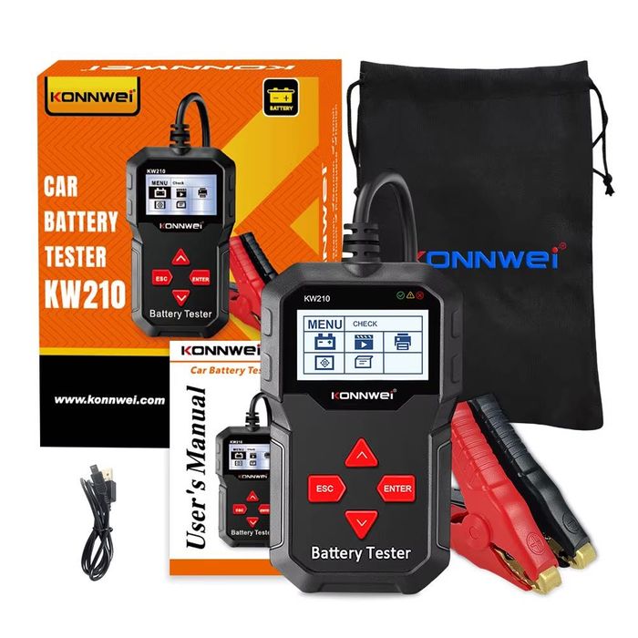 Тестер за автомобилен акумулатор KW210