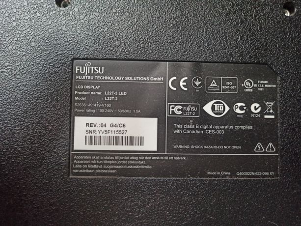 Монитор Fujitsu L22T-2