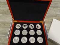 Monede argint Lunar II întreaga serie 100%