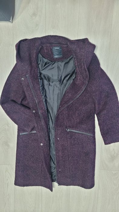Palton din stofa cu lana de la C&A, marimea 36