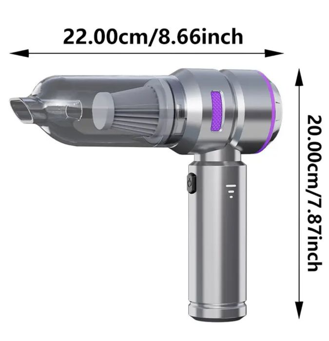16kPa (много ВАЖНО) безжична прахосмукачка с 2 функции - засмукване и
