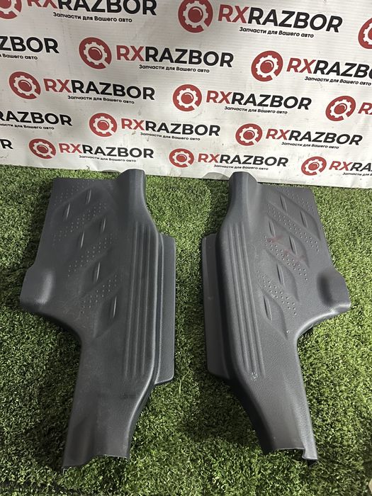 Накладки порога Тойота Хайландер 2011 Highlander 2012