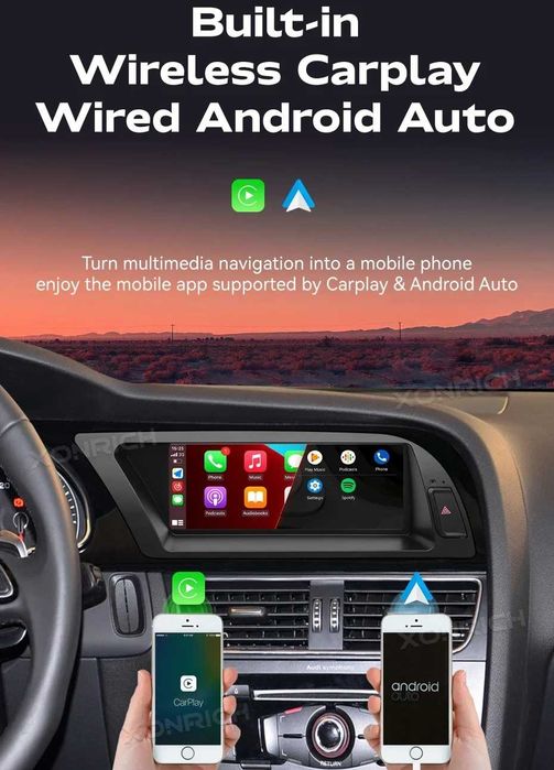 Мултимедия за Audi A5 Двоен дин Android Ауди А5 навигация MMI 2DIN