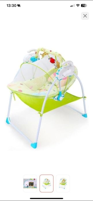 Детские электрические качели для новорождённых малышеи