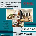 De vânzare apartament cu 3 camere în Sfântu Gheorghe, str Bolyai János