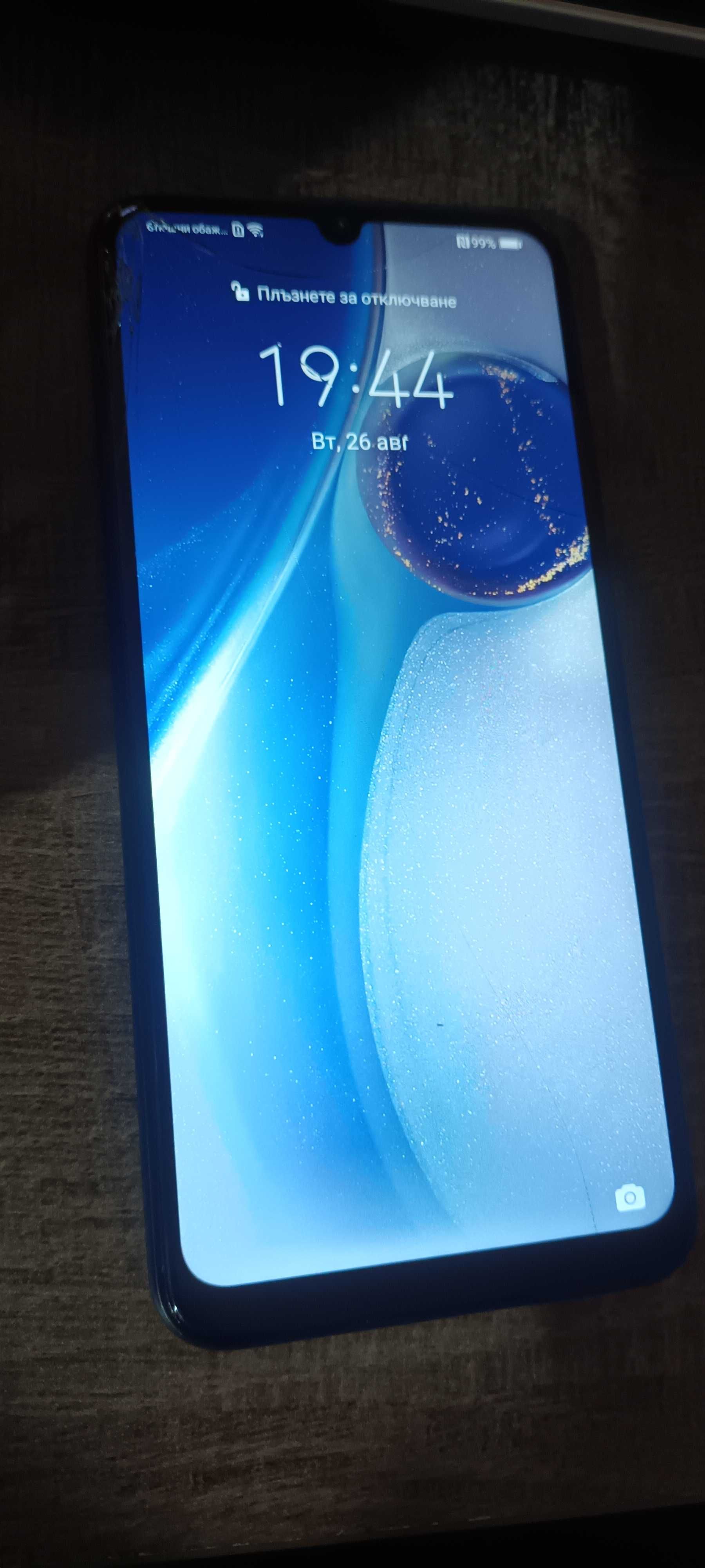 Huawei y6p Пукнато стъкло