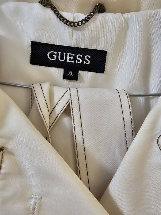 Trenci/Pardesiu alb Guess, L-XL