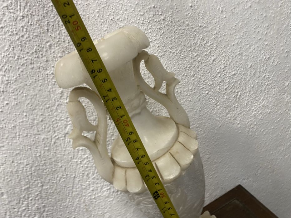 Италианска алабастрова лампа 1950 1960 неокласически стил