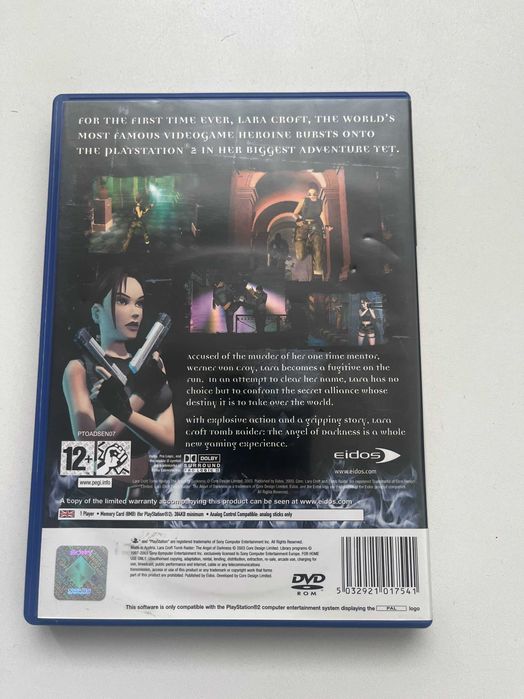 Lara Croft Tomb Raider : The angel of darkness за PS2