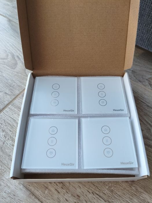 Set 4 întrerupătoare inteligente pentru jaluzele, WiFi, compatibile Al
