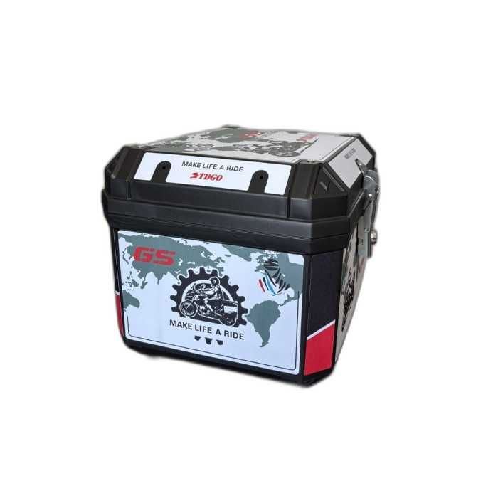 Куфар за мотор 45л.,Кутия за задната част на мотор, цветен - 721407