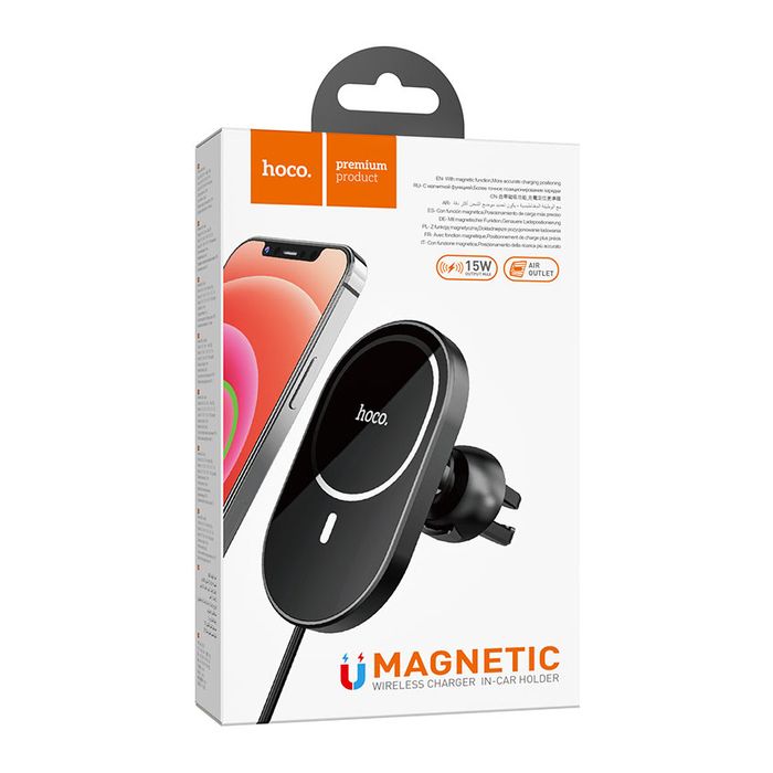 Hoco (CA90) - Suport Auto cu incarcare Wireless