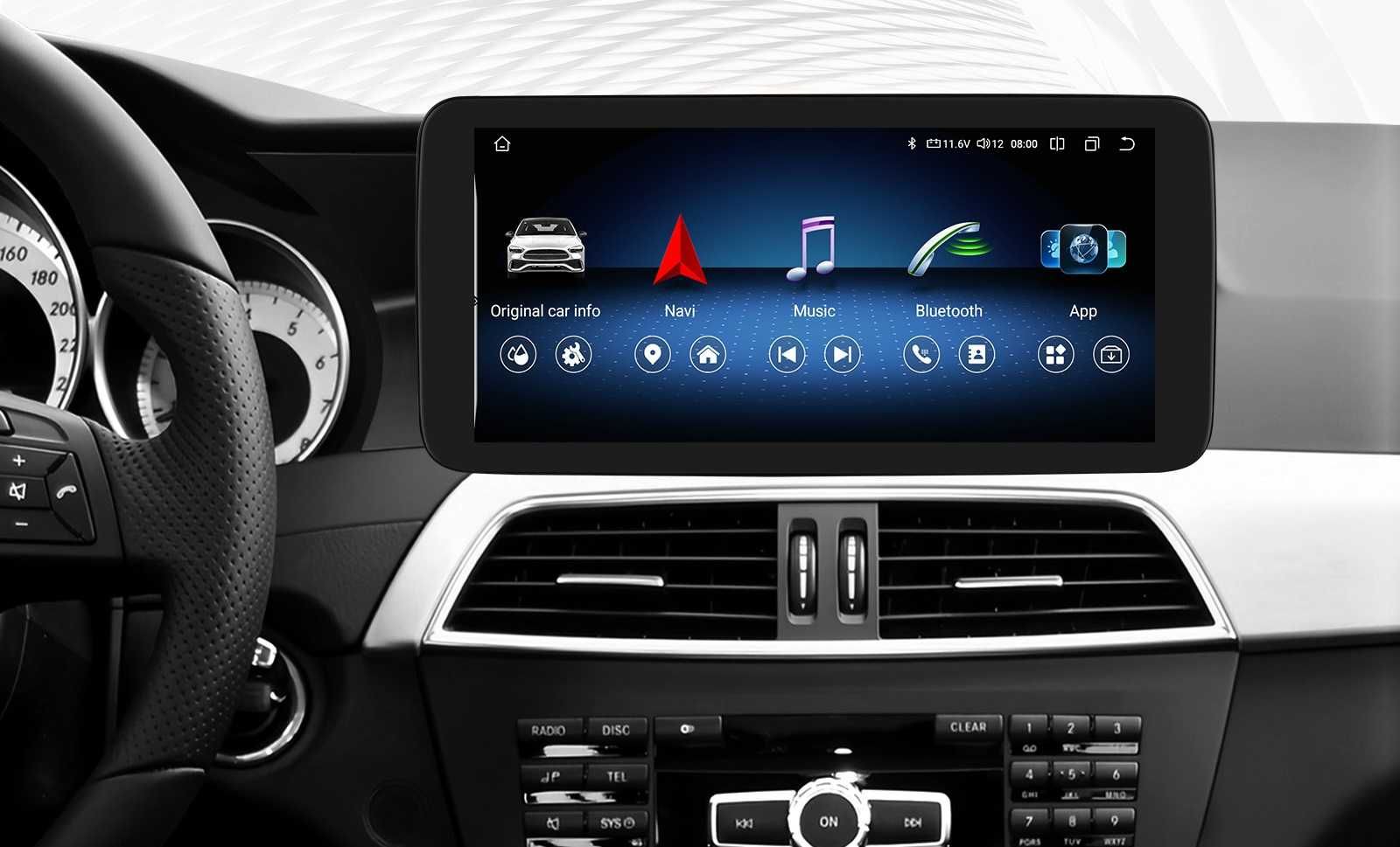 Mercedes C class W204 [2011-2014] 10.25 Мултимедия Навигация Android