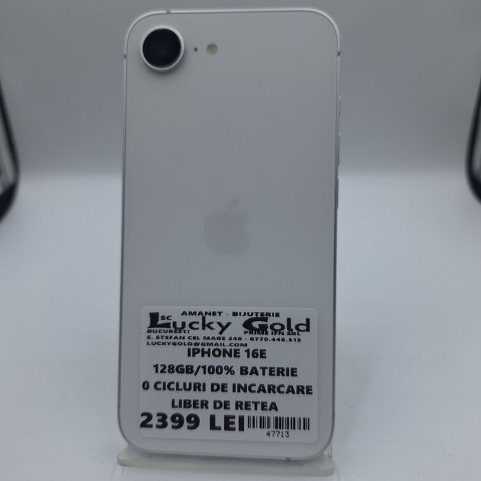Iphone 16e 128 GB 100bat factura garanție #47713