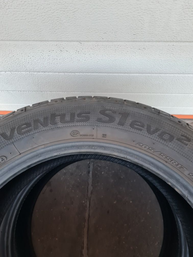 Летни гуми 2 броя HANKOOK Ventus S1Evo2 205 55 R17 дот 2524