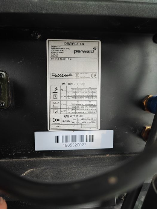 PARWELD XTT 353 P AC/DC Инверторен ВИГ заваръчен апарат аргон