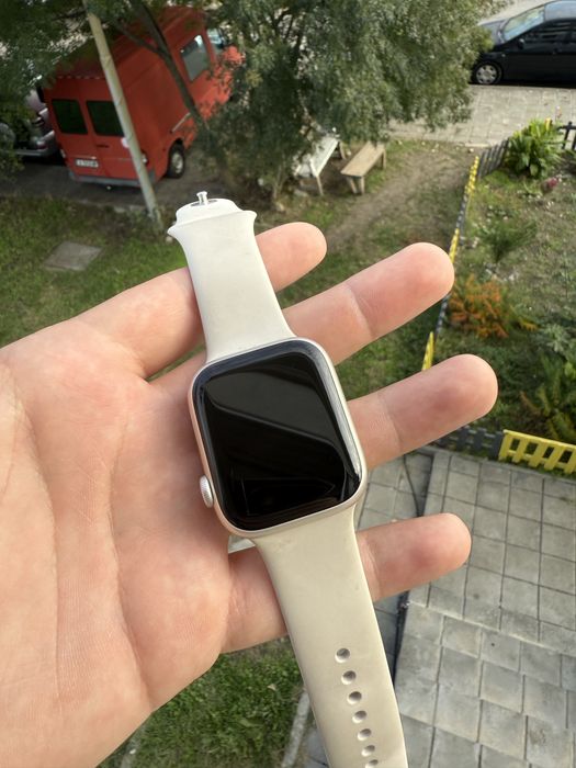 Apple Watch 9, GPS, Корпус Starlight Aluminum 45 мм