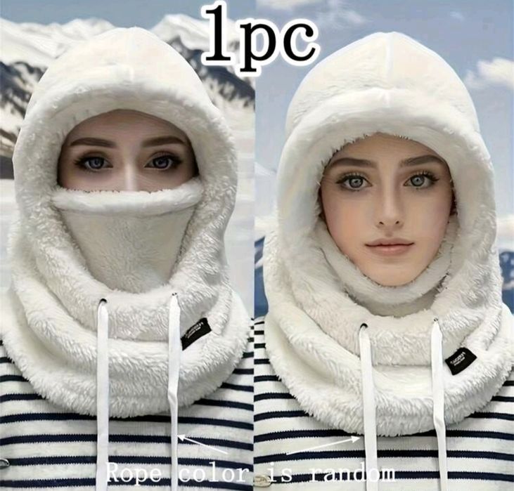 Дамски зимни плюшени шапки