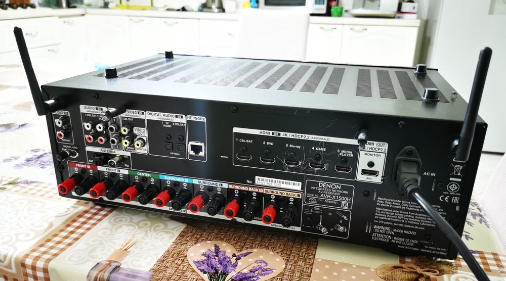 Stație Receiver Denon Avr-x1500h 7 x 145W Bluetooth WiFi HEOS