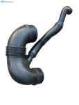 Furtun Conducta Presiune Aer Admisie Turbo Turbina Turbosuflanta Mercedes CLK W209 CLK270 2.7 CDI 2002 - 2005 Cod A6120160081 A6120940008 [B4324]