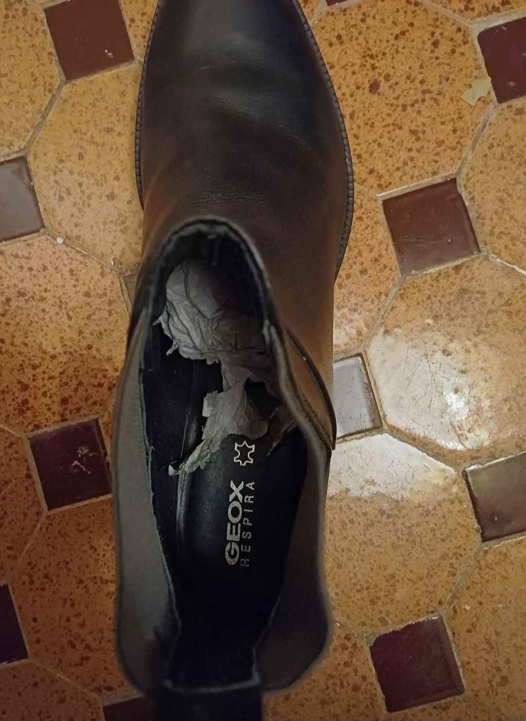 Ghete GEOX PIELE NOI 42/43