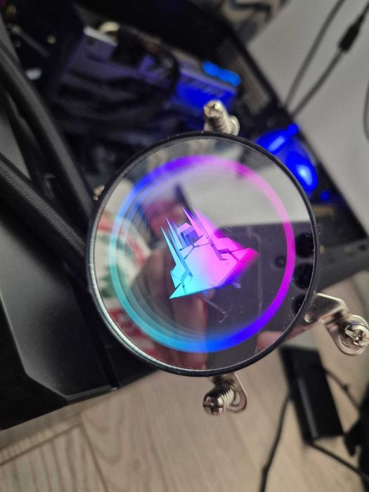 Cooler CPU Lichid Jungle Leopard ARGB, 800-2000RPM, Resigilat, Defect