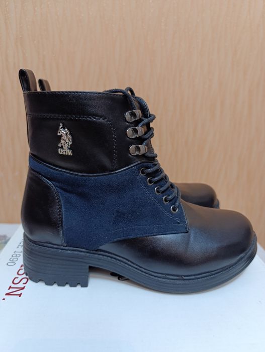 Турецкие женские ботинки POLO Оригинал.Размер ,36 последний