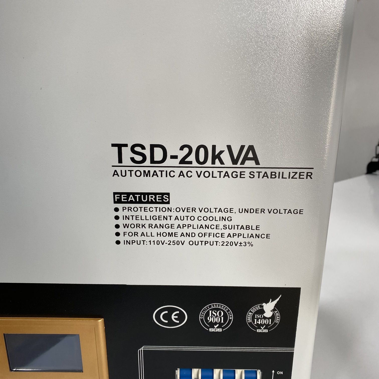стабилизатор напряжения 20 квт , stabilizator , 220v±3% 72A / 110v-250