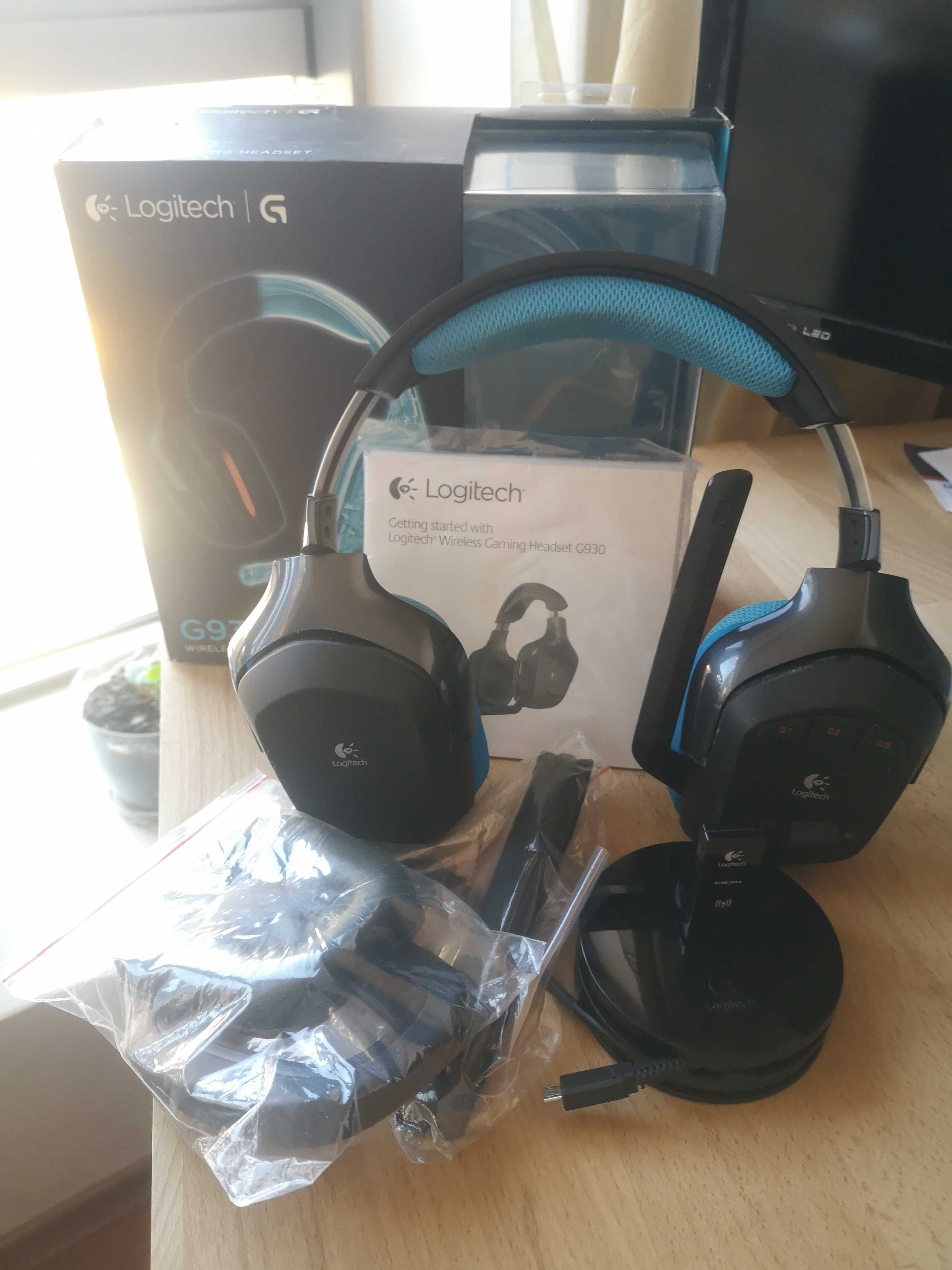 Logitech G930 Wireless Gaming /Геймърски/ Headset 7.1 Surround Sound