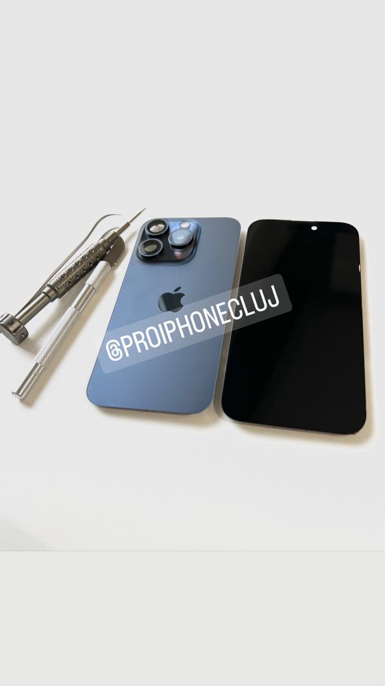 Display/Sticla Spate iPhone 15/15 Plus/15 Pro/ 15 Pro Max ORIGINAL