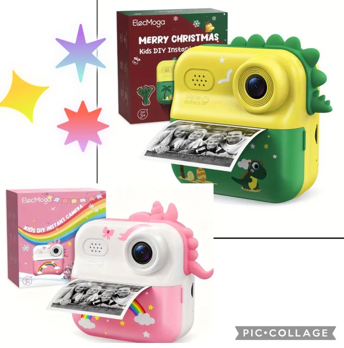 ПРОМО Нов Детски фотоапарат с принтер за моментален печат