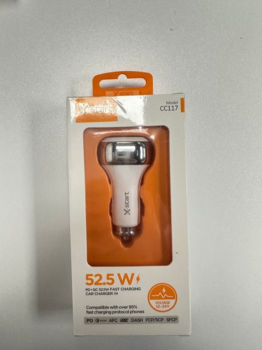 Incarcator Auto Fast Charge cu USB si Tip C