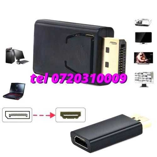 Adaptor Video Display Port La Hdmi 1080p Hd 4k