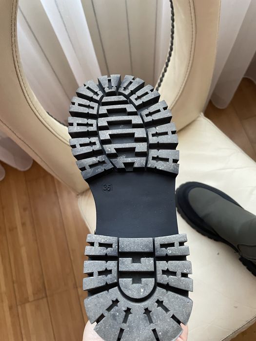 Ghete negru cu kaki marimea 36