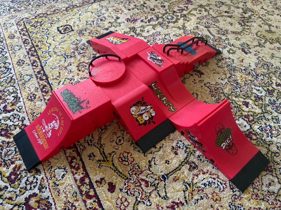 Фингерпарк с 6 фингербордами