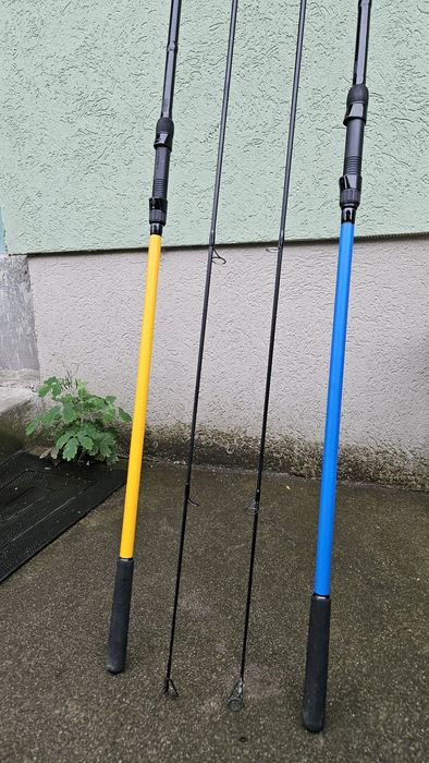 Vând lansetă Okuma Longbow 3.90m 3.5lbs personalizată