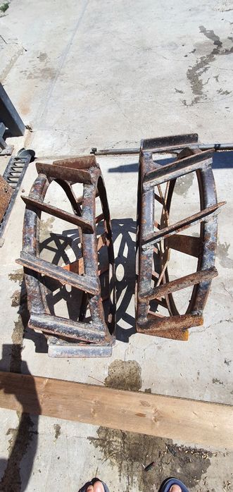 Roti metalice motocultor Goldoni special pentru aderenta la arat