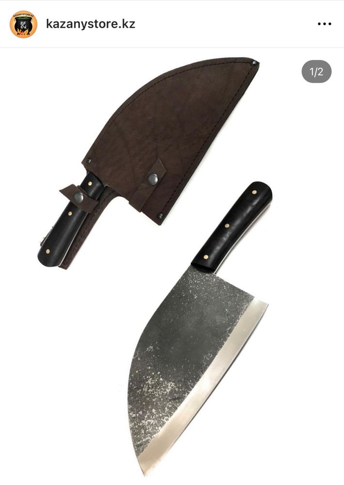 Сербский шеф нож из стали Х12МФ